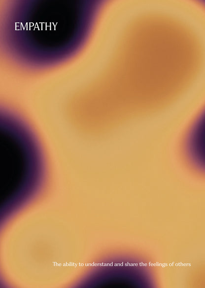 EMPATHY Emotion Aura Poster | Modern Wall Poster | Spiritual Art