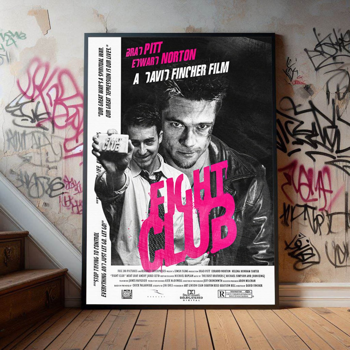 FIGHT CLUB | Movie Wall Poster | Cinematic Poster