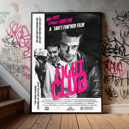 FIGHT CLUB | Movie Wall Poster | Cinematic Poster