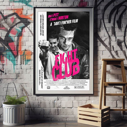 FIGHT CLUB | Movie Wall Poster | Cinematic Poster