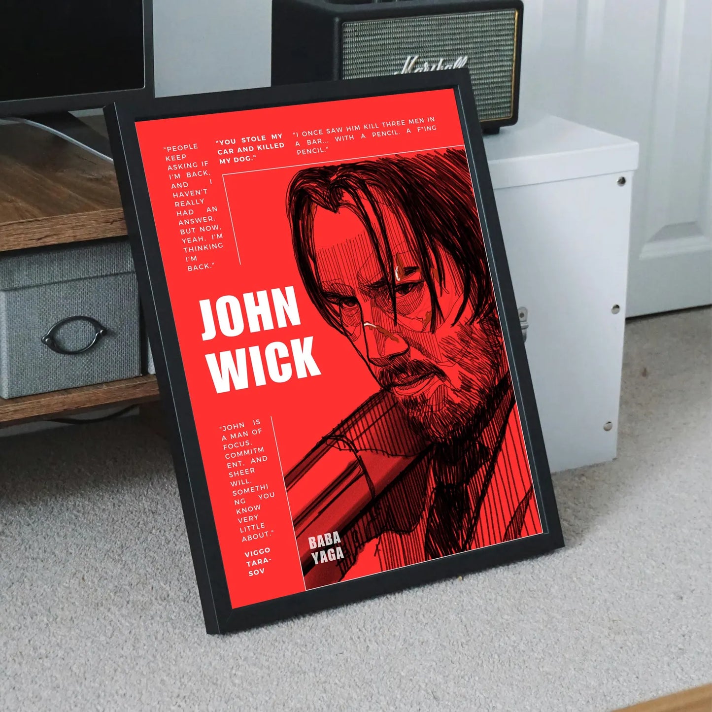 JOHN WICK | Movie Wall Poster | Cinematic Poster