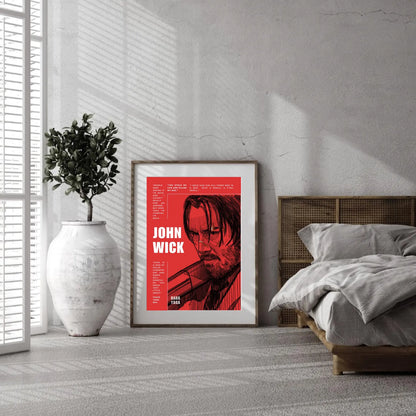 JOHN WICK | Movie Wall Poster | Cinematic Poster