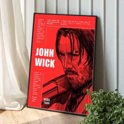 JOHN WICK | Movie Wall Poster | Cinematic Poster