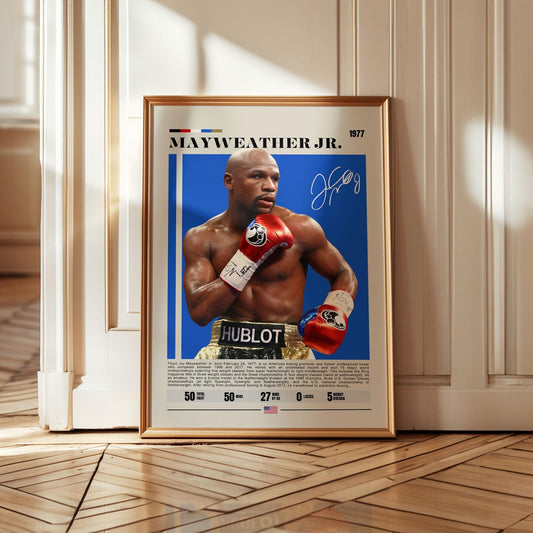 Floyd Mayweather Jr. | Boxing Legend's Edition | Modern Wall Poster
