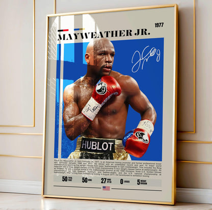 Floyd Mayweather Jr. | Boxing Legend's Edition | Modern Wall Poster