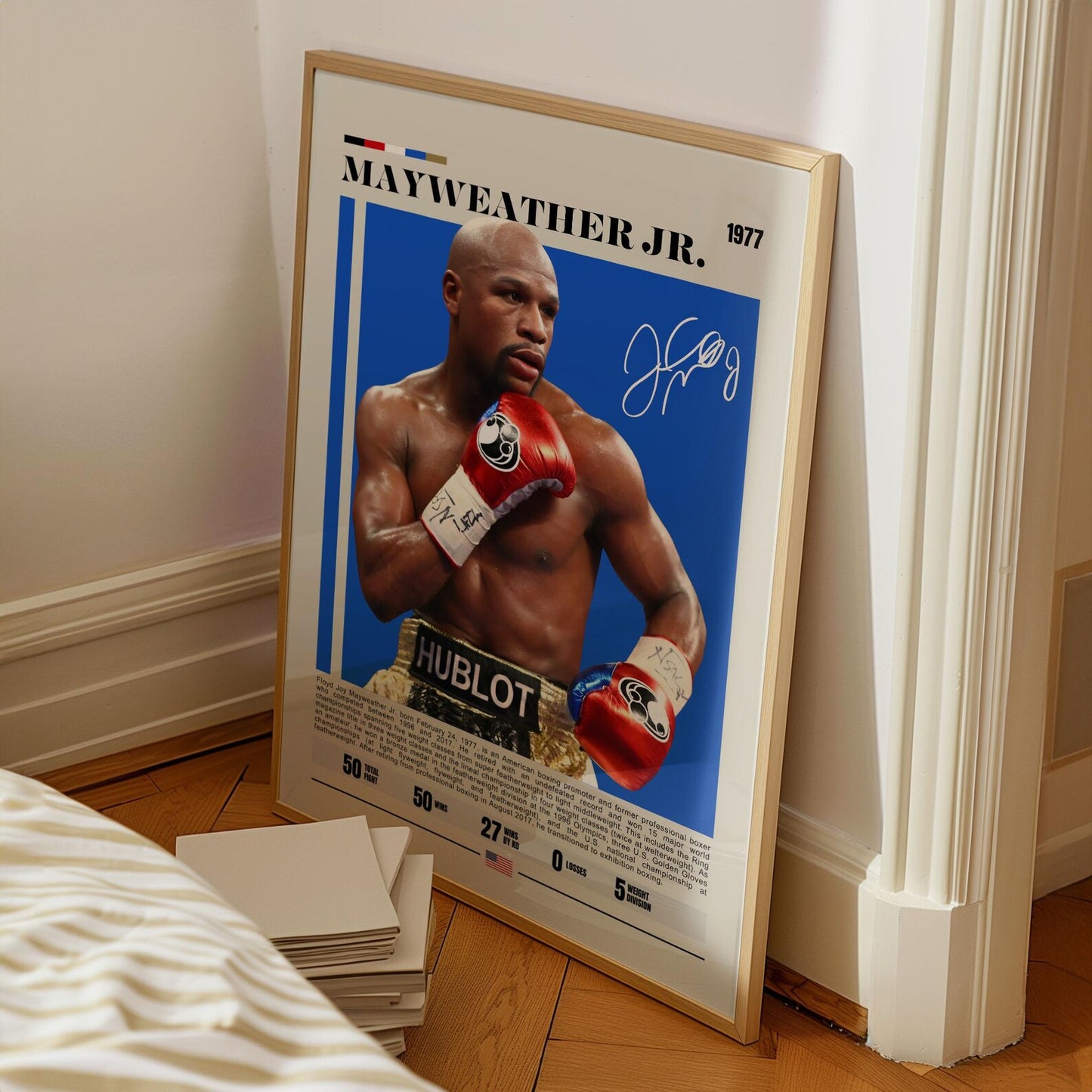Floyd Mayweather Jr. | Boxing Legend's Edition | Modern Wall Poster