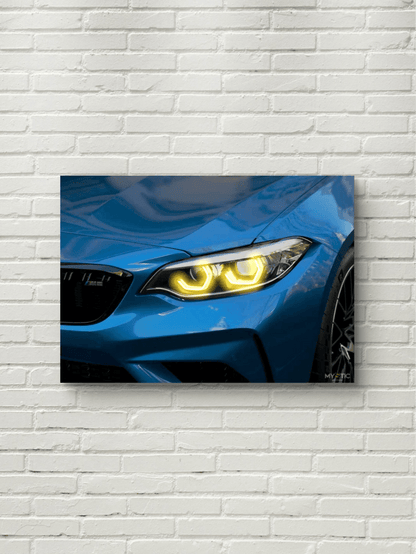 BMW M3 Neon Car Poster #posters_cars# #neoncarposters_mysticartstudio# #mysticartstudio_ledcarposters#