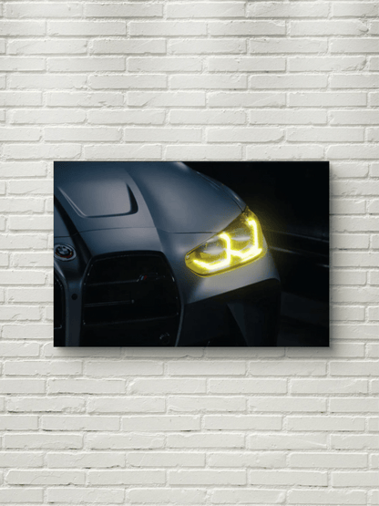 BMW M3 Neon Car Poster #posters_cars# #neoncarposters_mysticartstudio# #mysticartstudio_ledcarposters#